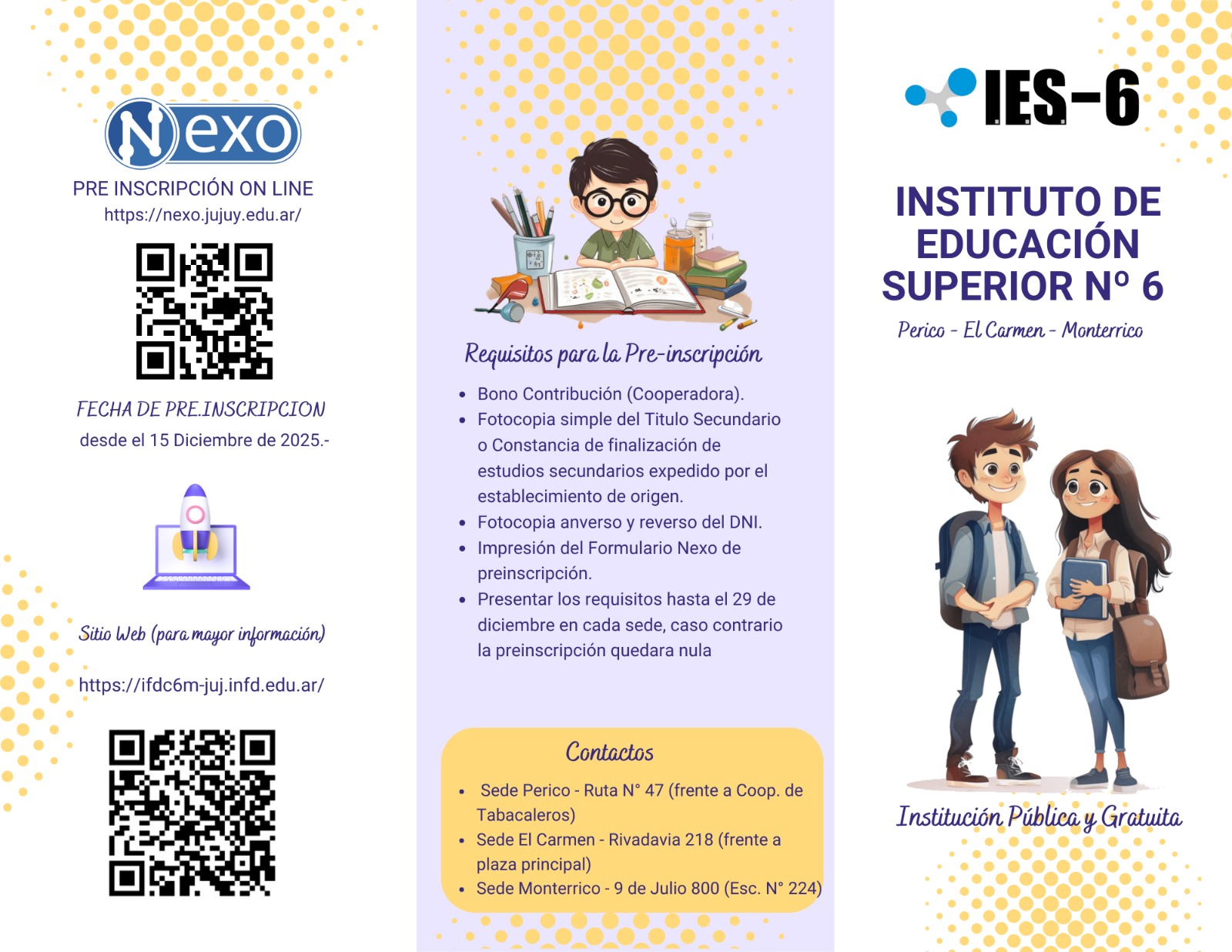 INSTITUTO DE EDUCACIÓN SUPERIOR Nº 6 JUJUY